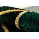 POŠKODENÝ Kusový koberec Emerald 1022 green and gold kruh
