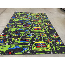 POŠKOZENÝ: 300x220 cm Dětský kusový koberec City life - neúčtujeme odřezky z role - obšitý ze všech stran