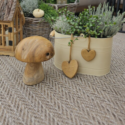 Kusový koberec Brave 103615 natural Brown z kolekce Elle – na ven i na doma