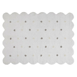 Dětský kusový koberec Biscuit White