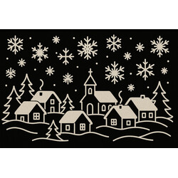 Rohožka Biele Vianoce 40x60 cm