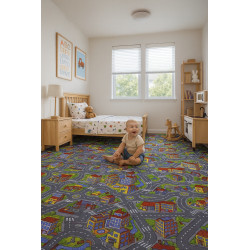 AKCIA: 47x275 cm Koberec metráž Big City 97 - obšitý zo všetkých strán