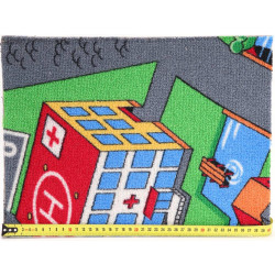 AKCIA: 65x223 cm Koberec metráž Little Village 90 - obšitý zo všetkých strán