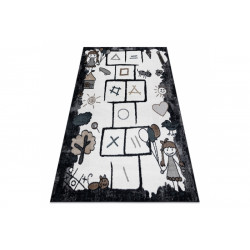 AKCIA: 120x170 cm Detský kusový koberec Fun Hop black
