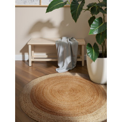 Kusový koberec Jutta 106226 Natur Gold/Ivory kruh
