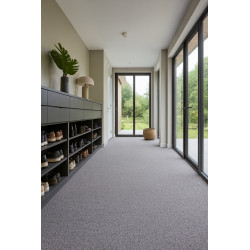 Metrážny koberec Balance 77 sivý