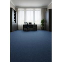 Metrážny koberec Cobalt SDN 64060 - AB tmavomodrý, záťažový