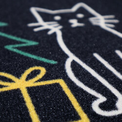 Rohožka Vianoce pri Psíku a mačičky 40x60 cm