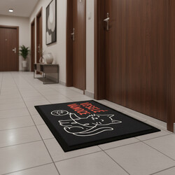 Rohožka Veselé Vianoce s mačkou 40x60 cm