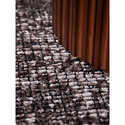 Kusový koberec Brilliance Prisma 106311 Brown z kolekcie Elle kruh