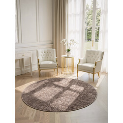 Kusový koberec Brilliance Prisma 106312 Beige z kolekce Elle kruh