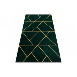 Kusový koberec Emerald geometric 1012 green and gold