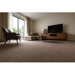 AKCE: 120x120 cm Kusový koberec Apollo Soft béžový - neúčtujeme odřezky z role - obšitý ze všech stran