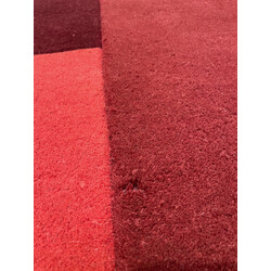 POŠKOZENÝ Kusový koberec Abstract Collage Red