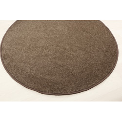 Kusový koberec Eton hnedý 97 kruh