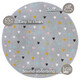 Detský koberček Adventures 105952 Grey kruh