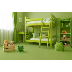 Metrážny koberec Bingo 4H17 zelený