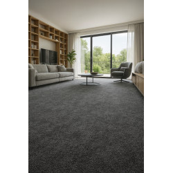 AKCIA: 215x365 cm Koberec metráž Color Shaggy sivý - neúčtujeme odrezky z role - obšitý zo všetkých strán