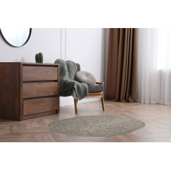 AKCIA: 140x200 cm Kusový koberec Eton šedý ovál