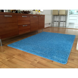 AKCIA: 50x80 cm Kusový koberec Color shaggy modrý