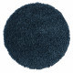 Kusový koberec My Shaggy dunkelblau kruh