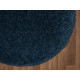 Kusový koberec My Shaggy dunkelblau kruh