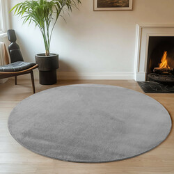 Kusový koberec Joy 1400 grey kruh