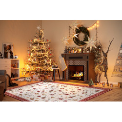 Kusový koberec Villeroy & Boch Toy's delight so strihaným vlasom 106217 Red, Multicolor