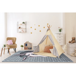 Dětský kusový koberec Kids 590 pink