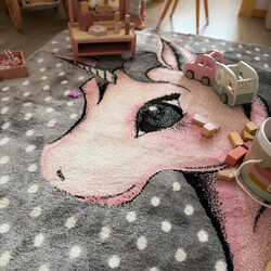 Dětský kusový koberec Kids 590 pink