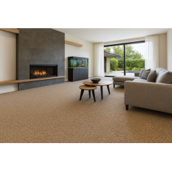 Metrážny koberec Balance 92 hnedý