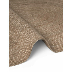 Kusový koberec Jute Braided 106006 Grey Brown ovál