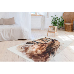 DOPRODEJ: 80x120 cm Dětský kusový koberec Torino kids 236 BROWN BEAUTY