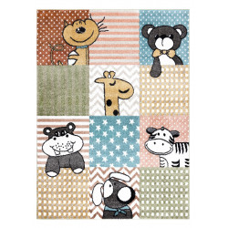 Detský kusový koberec Fun Pets multi