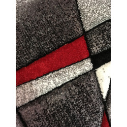 AKCE: 160x230 cm Kusový koberec Brilliance 21807 grey-red