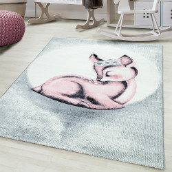 DOPRODEJ: 160x230 cm Dětský kusový koberec Bambi 850 pink