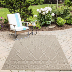 DOPREDAJ: 120x170 cm Kusový koberec Patara 4955 Beige – na ven i na doma