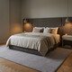 Kusový koberec Royal Lux 90 šedý štvorec