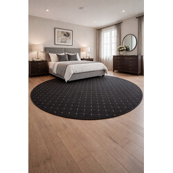 Kusový koberec Udinese antracit guľatý