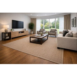 Kusový koberec Udinese béžový new štvorec