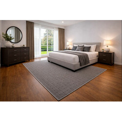 Kusový koberec Udinese šedý čtverec