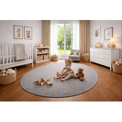 Kusový koberec Udinese šedý ovál