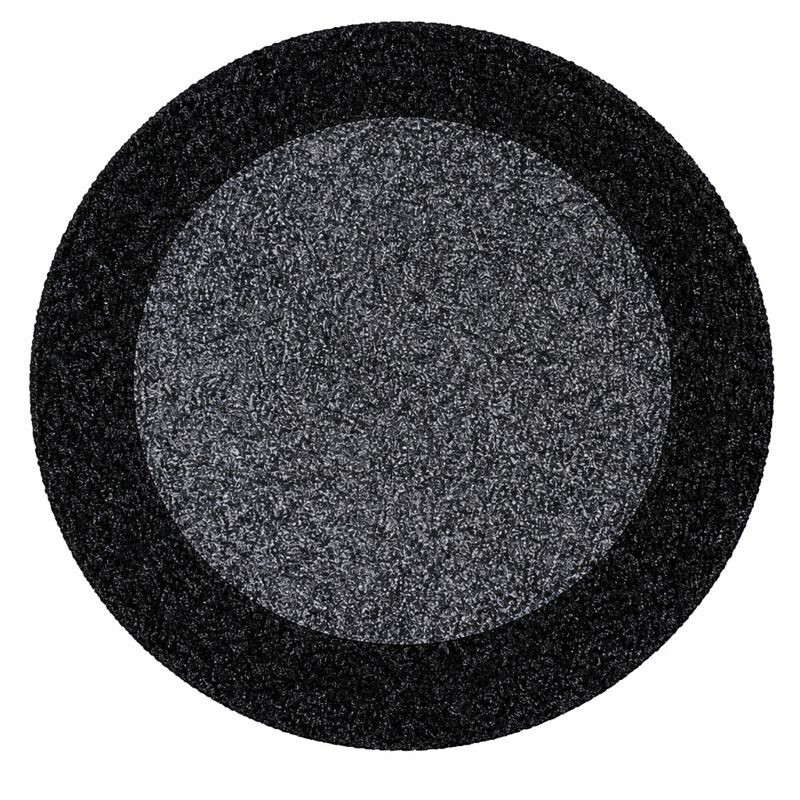 Kusový koberec Life Shaggy 1503 anthracit kruh