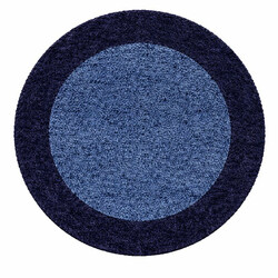 Kusový koberec Life Shaggy 1503 navy kruh
