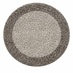 Kusový koberec Life Shaggy 1503 taupe kruh