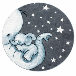 Kusový koberec Kids 560 blue kruh