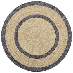 Ručne viazaný kusový koberec Nora J-48 Natural kruh