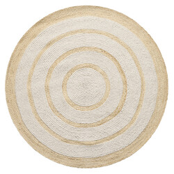 Ručne viazaný kusový koberec Ellara SM 05 Natural kruh