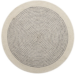 Ručne viazaný kusový koberec Orba J-49 Natural kruh