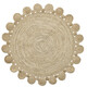 Ručne viazaný kusový koberec Hesper J-15 Natural kruh